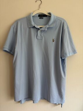 Polo by Ralph Lauren Light Blue Men’s Classic Polo Shirt xl